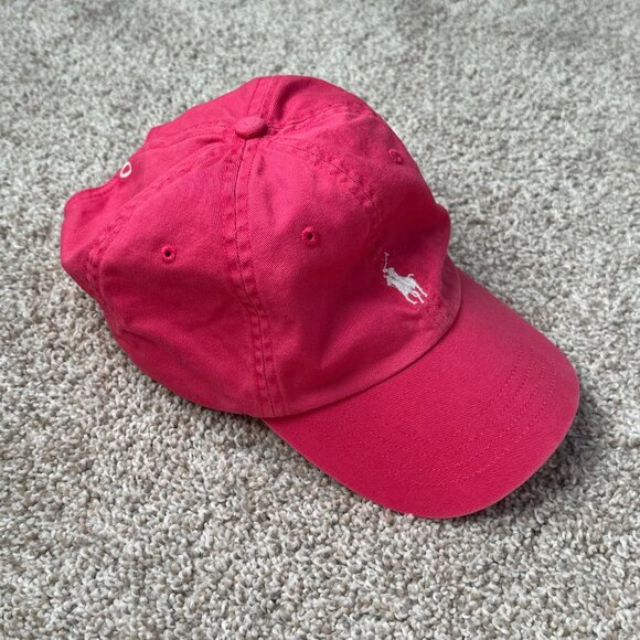 polo by ralph lauren pink baseball hat ? main image 8